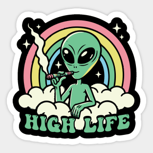 Alien's High Life Sticker